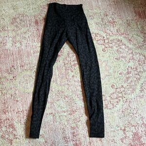 lululemon Align Black Cheetah High Rise Pant 28”